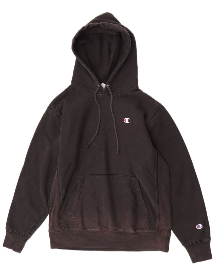 Pulover pentru bărbați Champion Reverse Weave, bumbac mare, negru