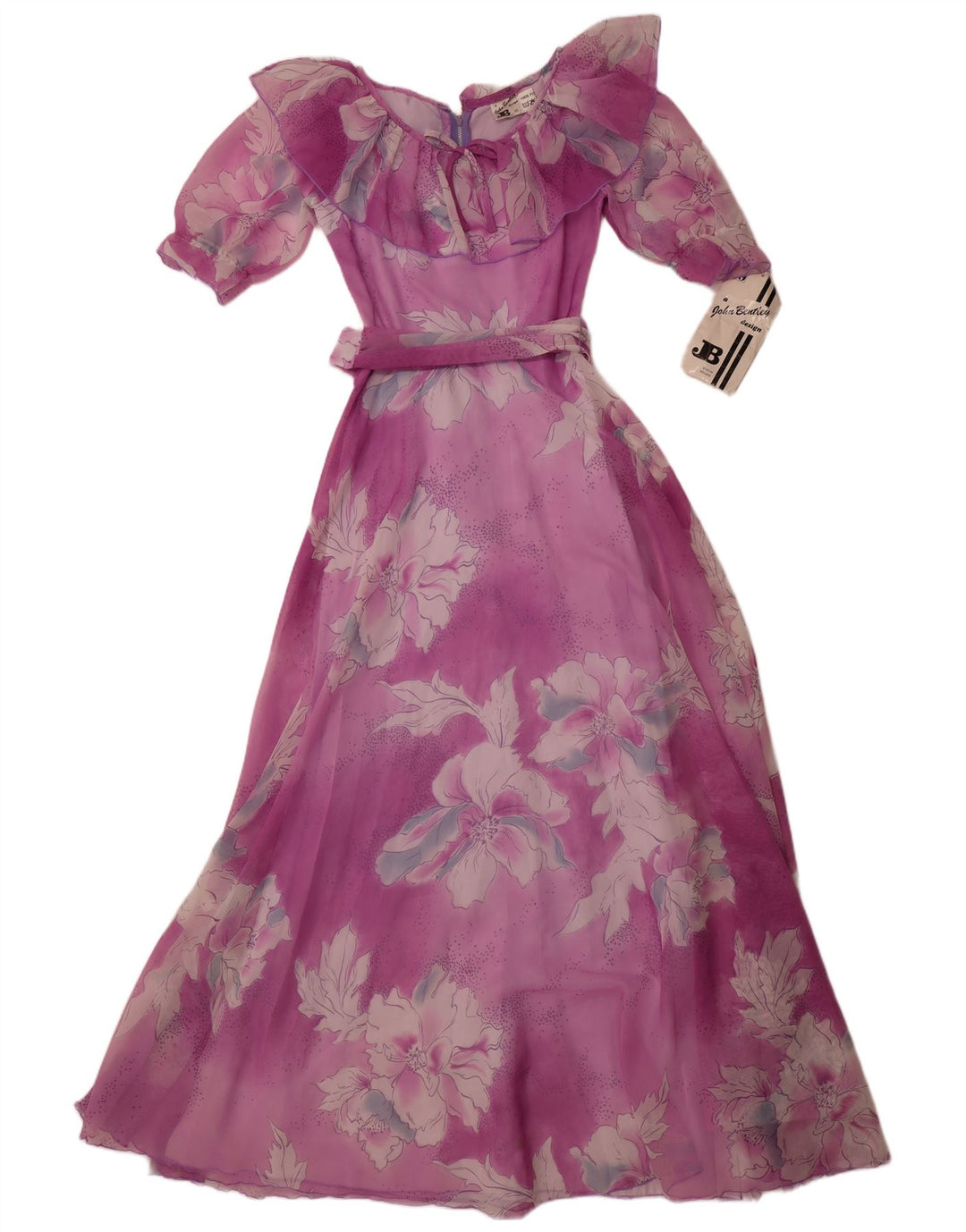 JOHN BENTLEY Rochie Maxi pentru Femei UK 12 Medium Roz Floral Poliester