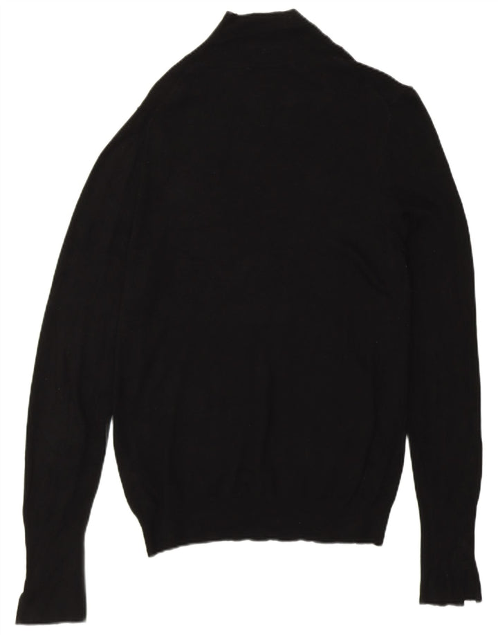 Pulover cu gât țestoasă pentru femei Zara UK 14 Viscoză medie neagră