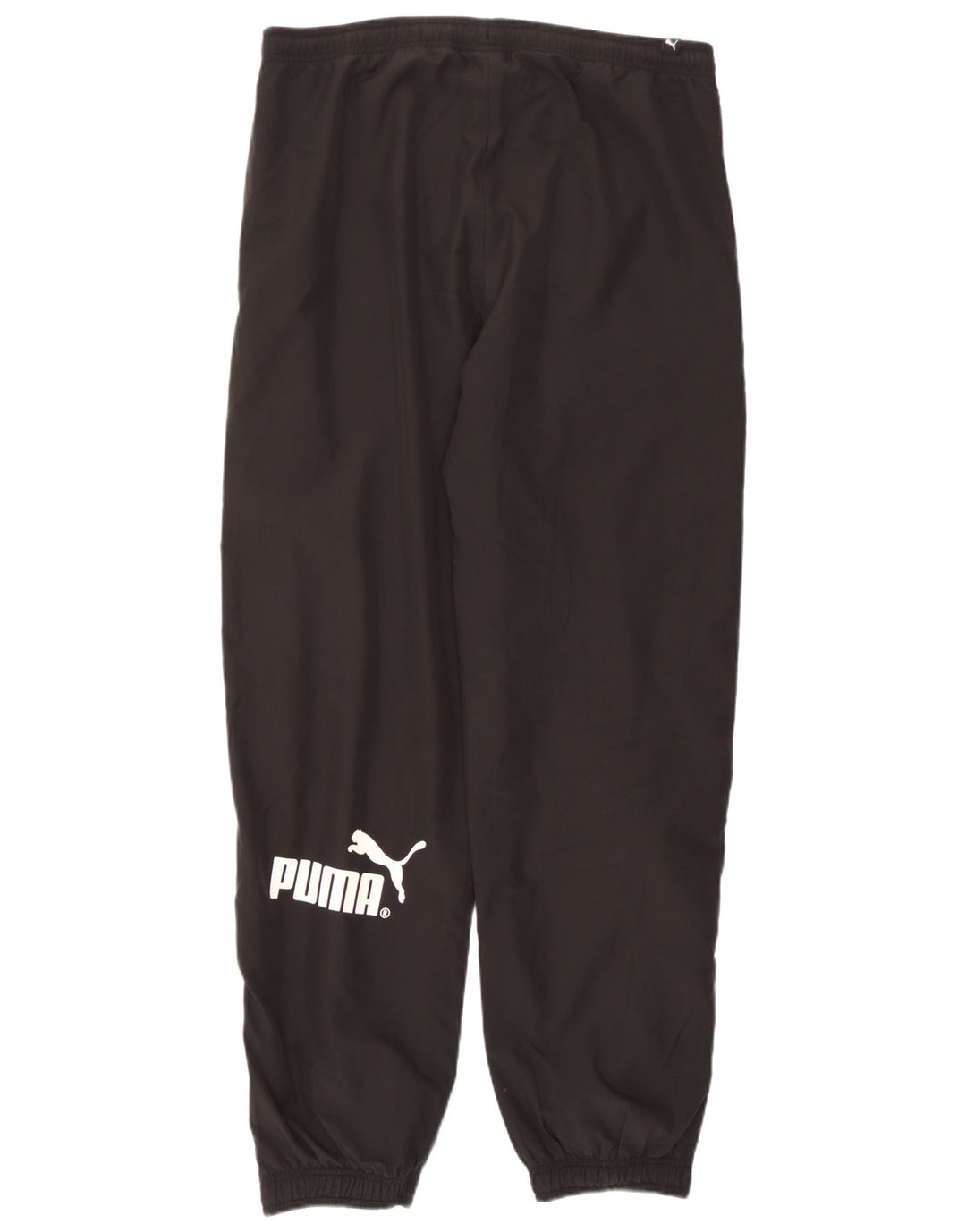 Puma Băieți Pantaloni Trening Pantaloni Joggeri 15-16 Ani Poliester Negru