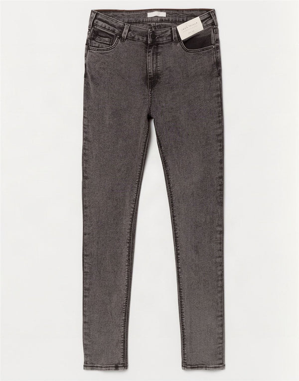 Blugi super skinny pentru femei Jack Wills cu talie înaltă L30 L32 bumbac gri
