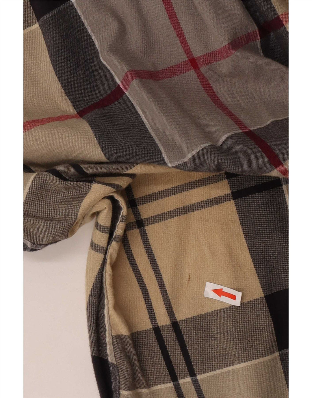 Cămașă pentru bărbați Barbour Tailored Fit, mare, bej, cu carouri din bumbac