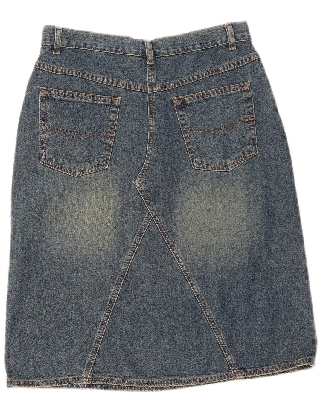 Fusta de blugi pentru femei Marks & Spencer UK 14 Medium W30 Bumbac albastru