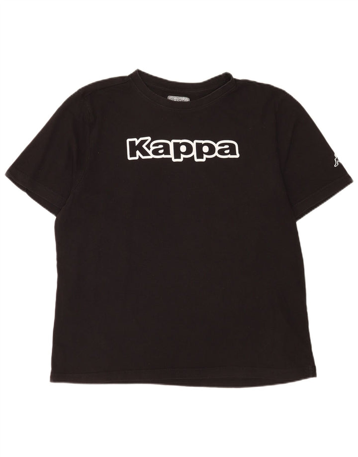 Tricou grafic pentru bărbați Kappa Top mare negru