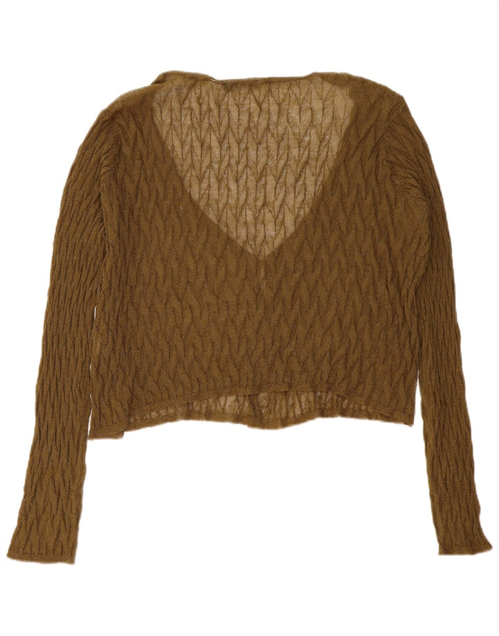 Pulover cardigan pentru femei See Through Zara UK 14 Medium Khaki