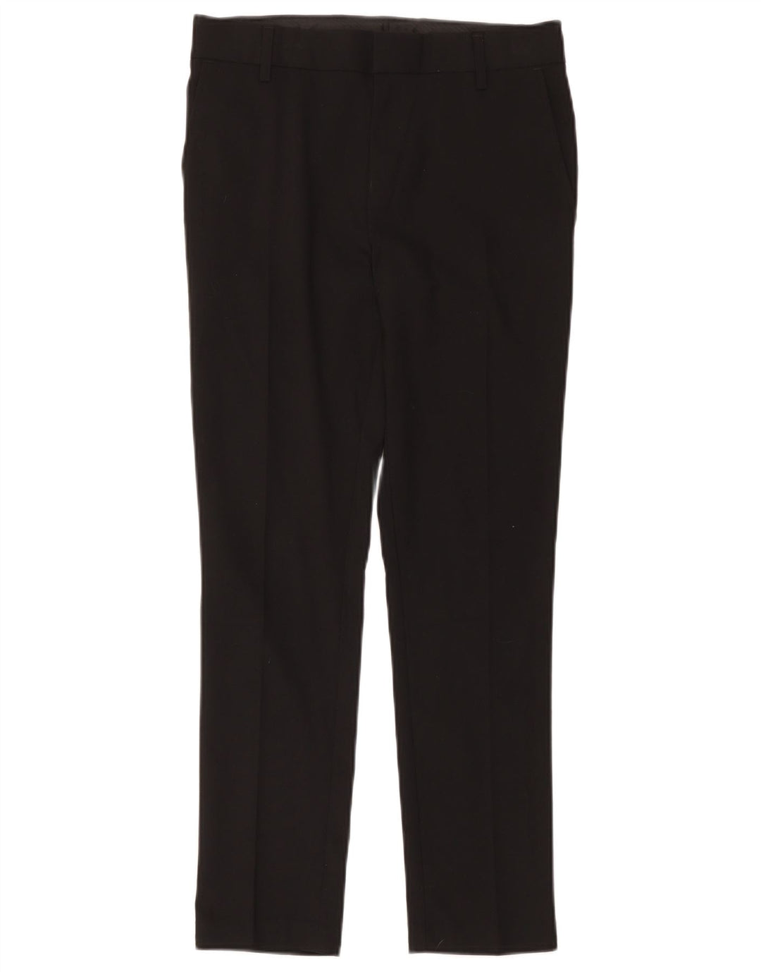 Marks & Spencer Pantaloni subțiri pentru băieți 12-13 ani L32 L27 Poliester negru