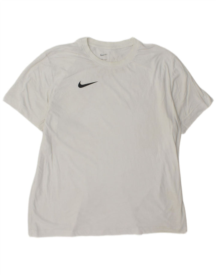 Tricou pentru bărbați Nike Dri Fit Top XL alb