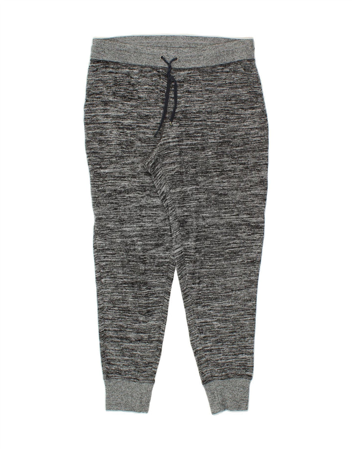 L.L.BEAN Mens Tracksuit Trousers Joggers Medium Grey Flecked Polyester Vintage L.L.Bean and Second-Hand L.L.Bean from Messina Hembry 