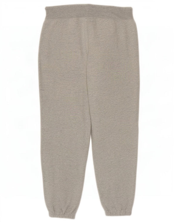 Gap Pantaloni de trening cu grafic crop pentru femei Pantaloni de jogging UK 14 Bumbac gri mediu