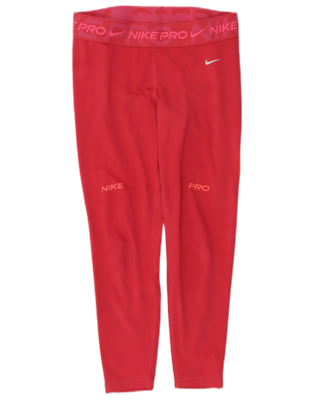 Leggings Nike Dri Fit Graphic Capri pentru femei UK 14 Poliester roz mare