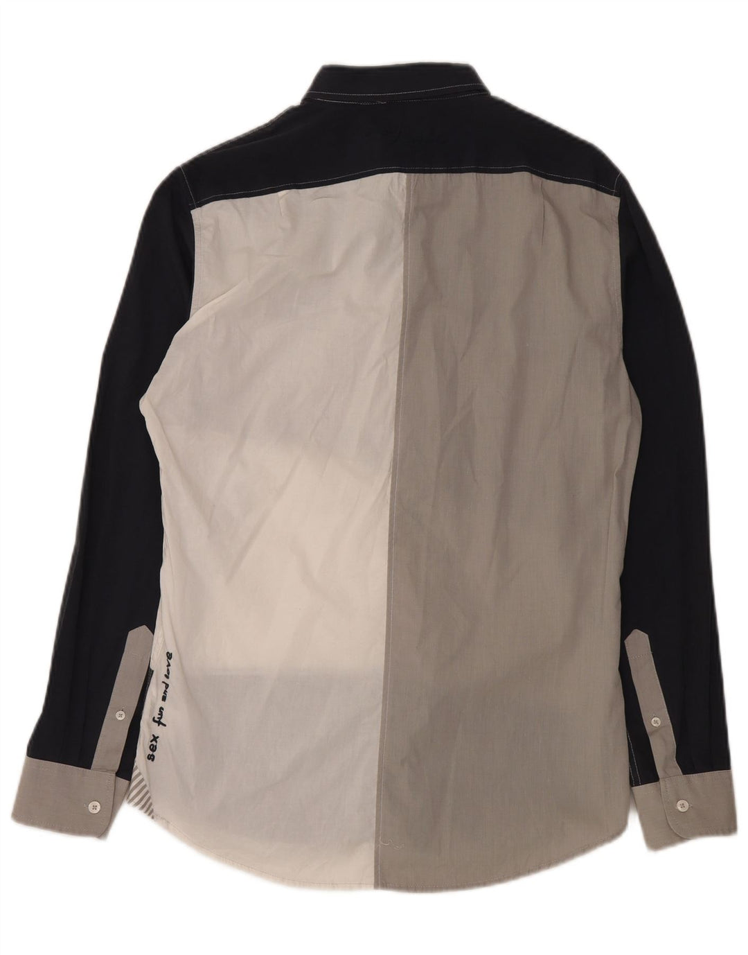 Cămașă Desigual pentru bărbați cu grafică mare, multicoloră, din bumbac