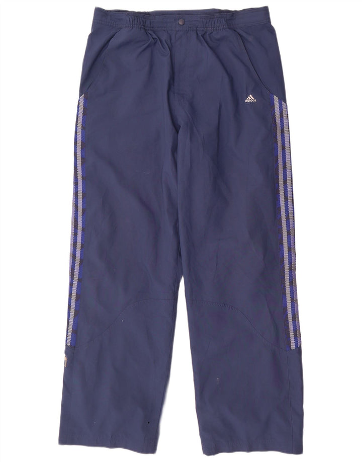 Pantaloni impermeabili pentru bărbați Adidas, mari, albastru, poliester