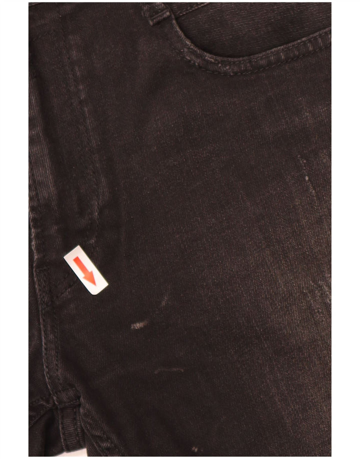 Blugi slim pentru femei Replay Distressed W34 L32 Negri