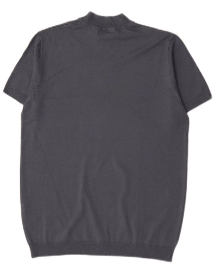 Tricou pentru bărbați Zara Top Medium Blue Viscose