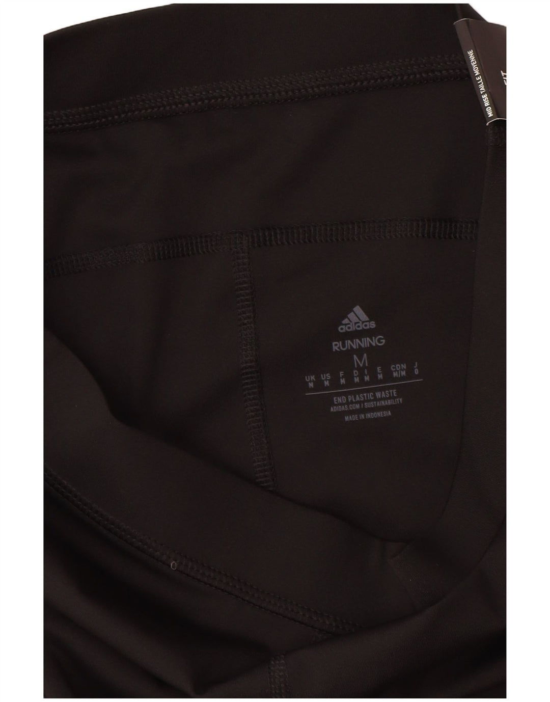 Leggings Aeroready pentru femei Adidas UK 12 Poliester mediu negru