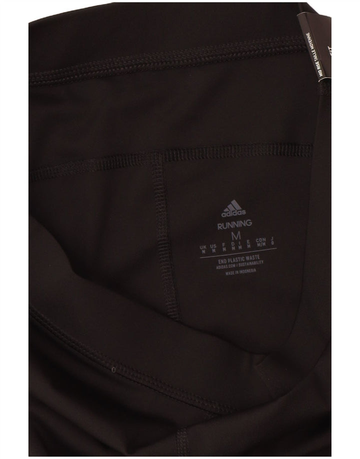 Leggings Aeroready pentru femei Adidas UK 12 Poliester mediu negru