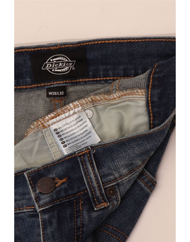 Blugi subțiri pentru bărbați Dickies W29 L32 Bumbac albastru