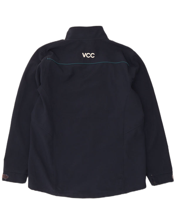 Jachetă Windbreaker pentru bărbați cu grafică Champion UK 38 Poliester bleumarin mediu