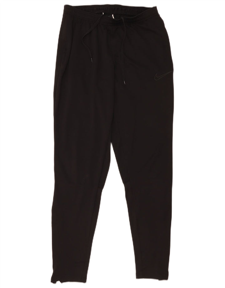 Pantaloni de trening Nike pentru bărbați, poliester mediu negru