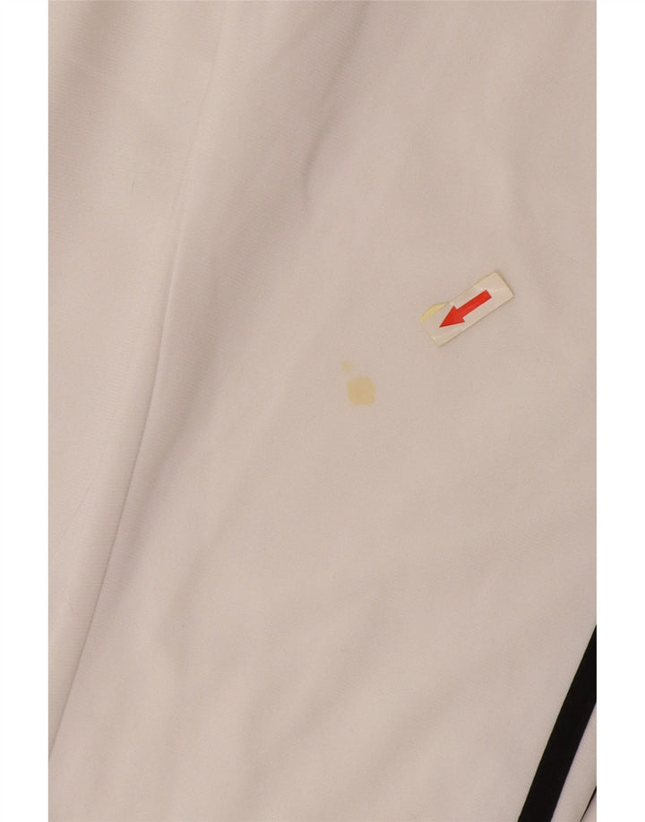 Pantaloni de trening pentru bărbați Adidas Pantaloni de jogging, mari, alb, poliester