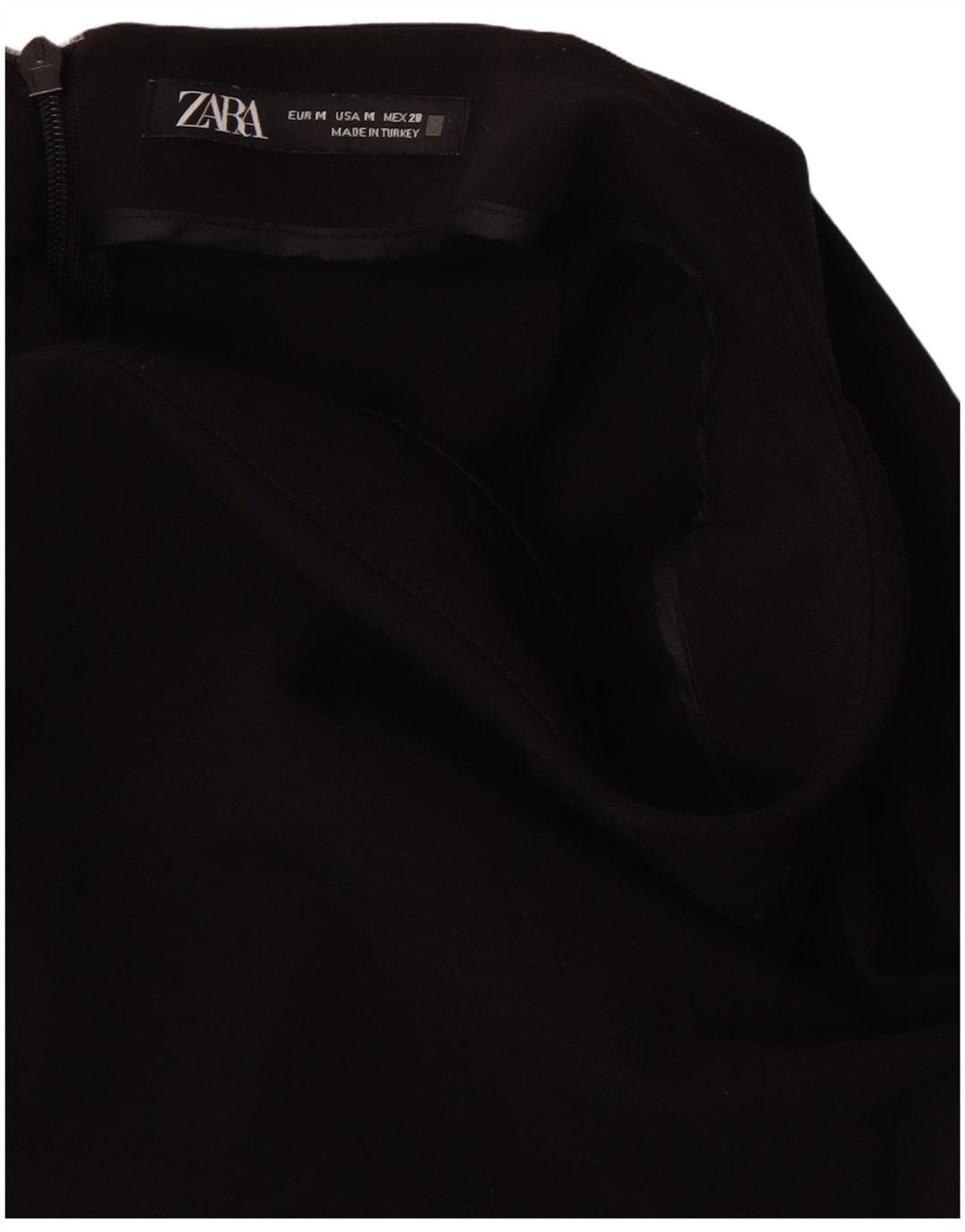 Fusta Mini Zara Femei Medium W30 Negru