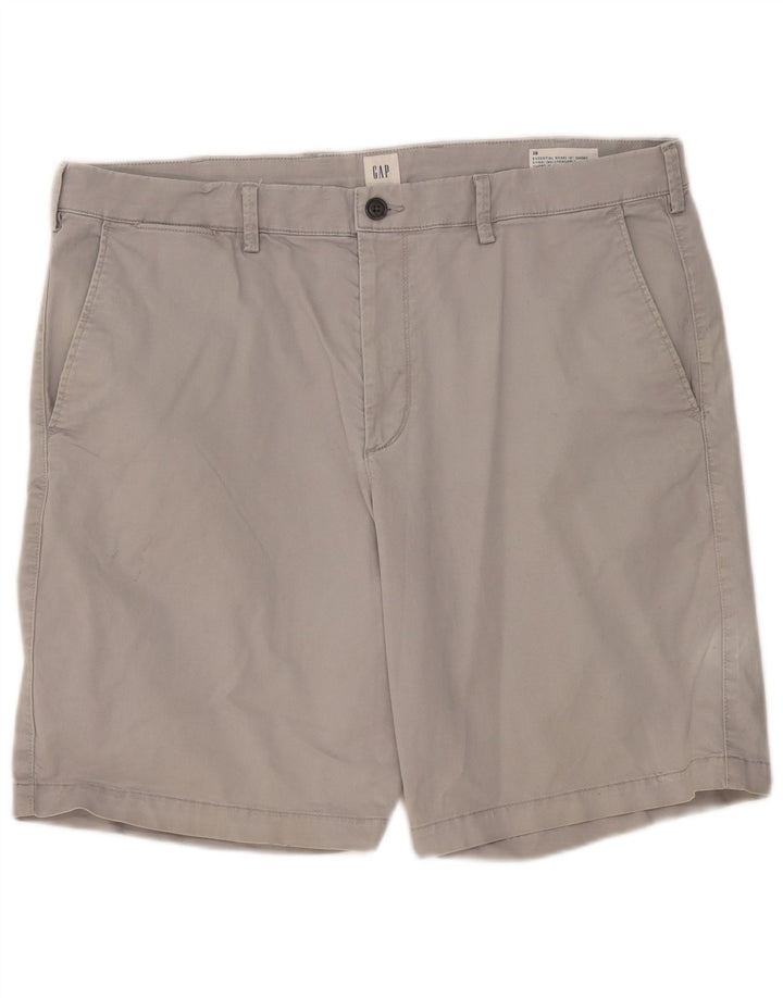 Pantaloni scurți chino pentru bărbați GAP W38 XL bumbac gri