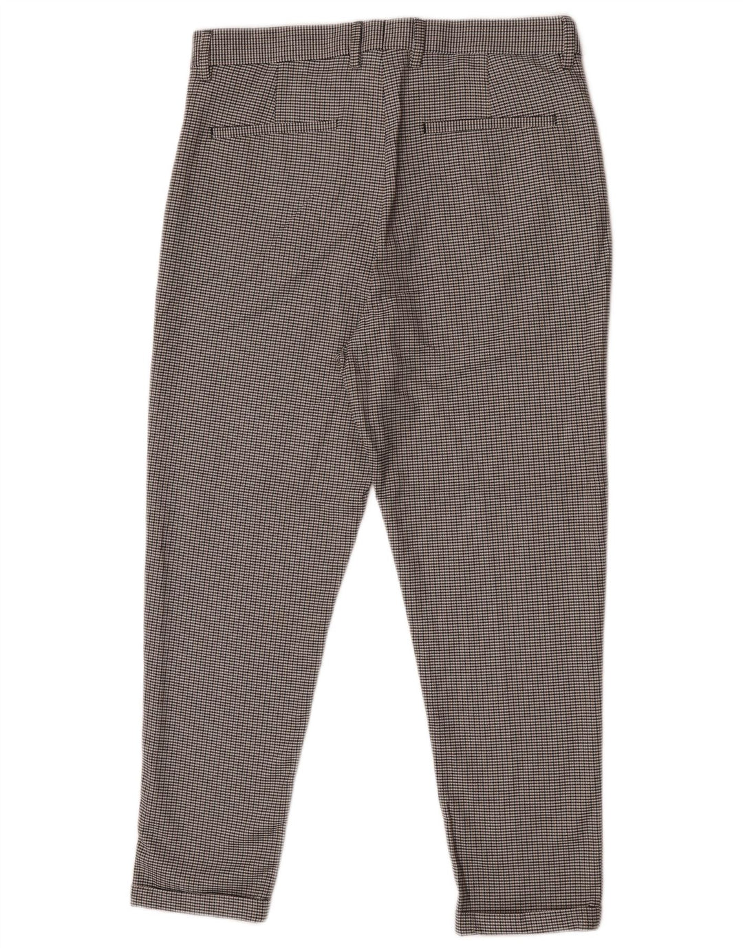 Pantaloni chino slim pentru bărbați Zara EU 40 Mediu L31 L25 Gri Houndstooth