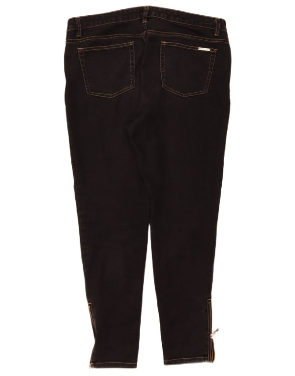 Jeans jegging pentru femei Michael Kors US 12 Large W31 L31 Bumbac negru