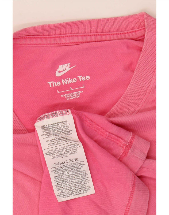 Tricou pentru bărbați Nike Top mare bumbac roz