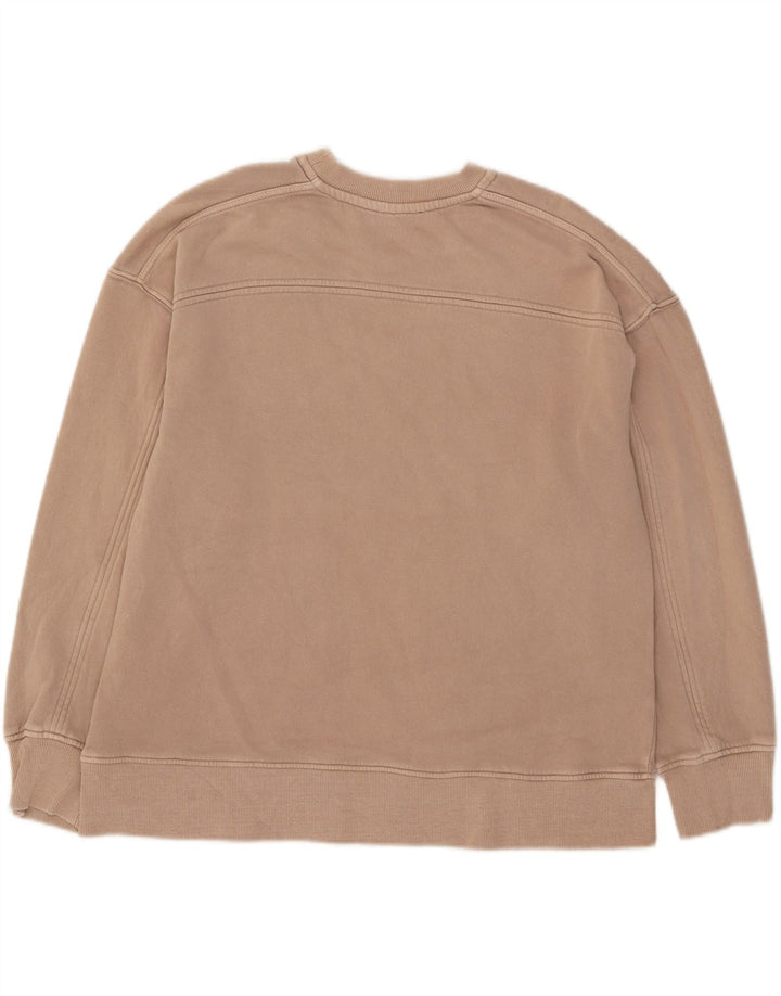 Pulover supradimensionat pentru femei Zara UK 14 Bumbac mediu bej