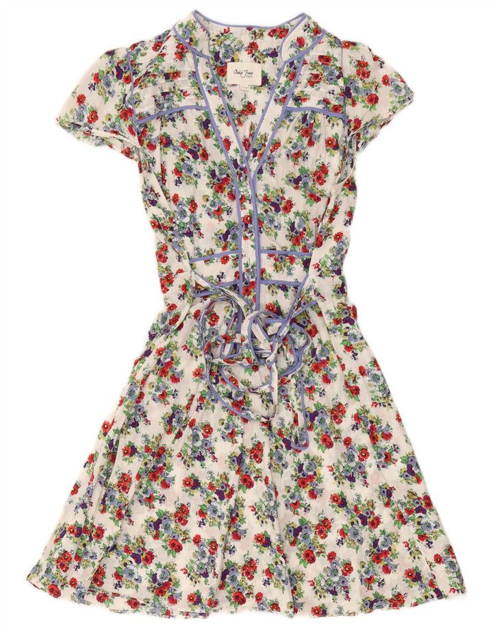 Rochie A-Line Oasis pentru femei UK 12 Medium White Floral