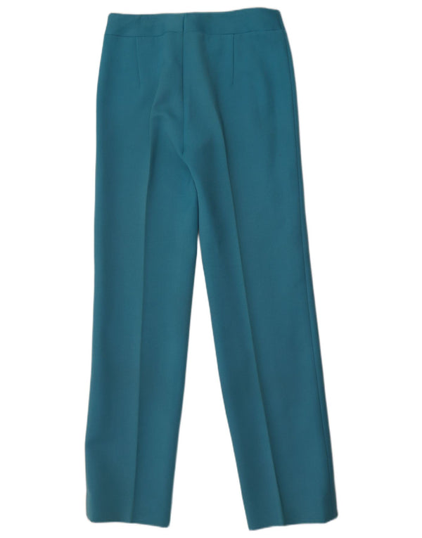 Pantaloni drepți casual de damă vintage W30 L33 albastru