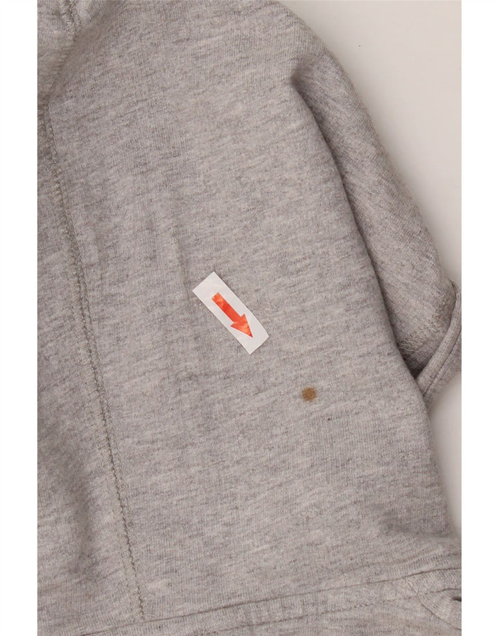 Pulover Puma pentru femei, cu fermoar, UK 12, bumbac gri mediu