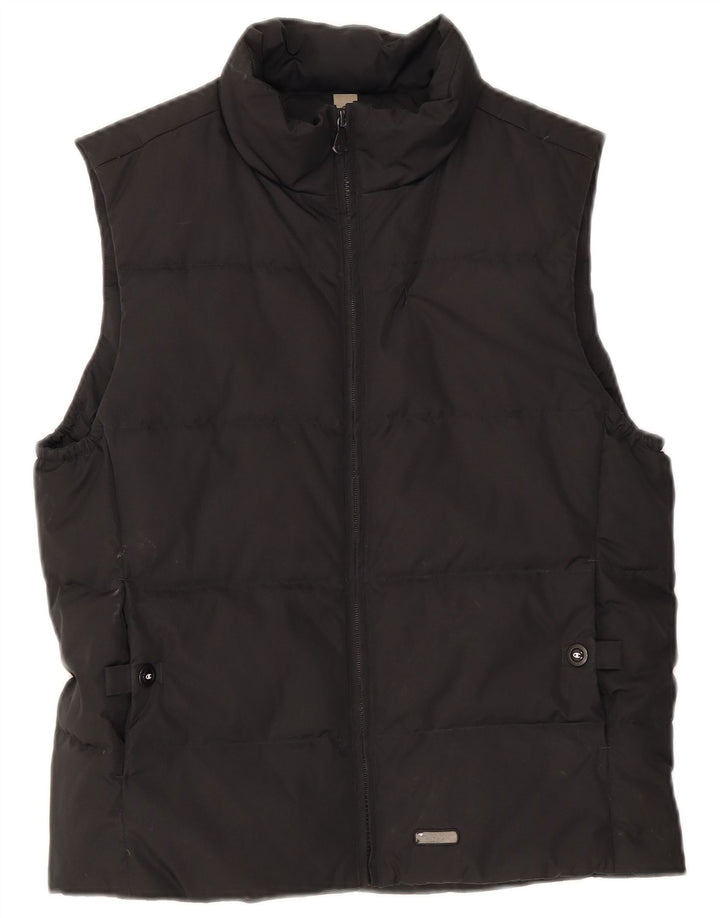 Gilet căptușit pentru femei Champion UK 14 Medium Black Poliester