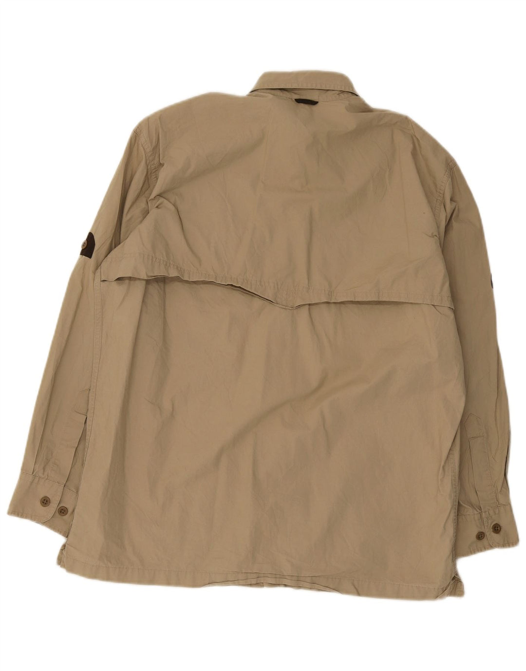 Cămașă Timberland pentru bărbați, bumbac kaki mic