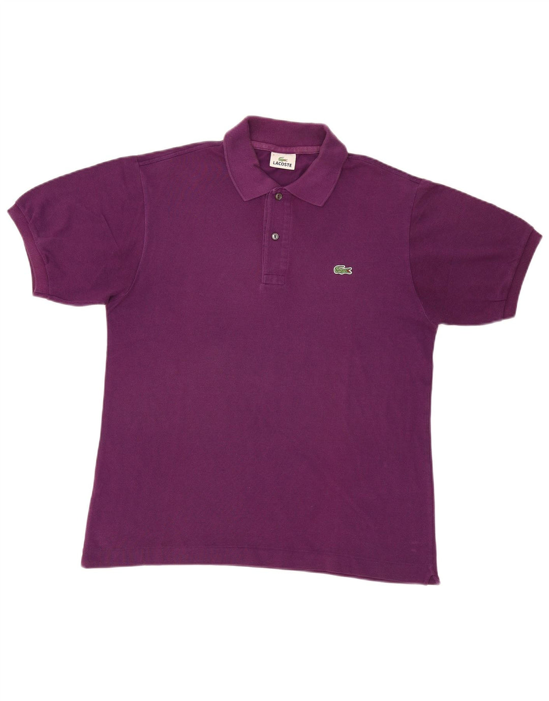Tricou polo Lacoste pentru bărbați mărimea 4 bumbac violet mediu