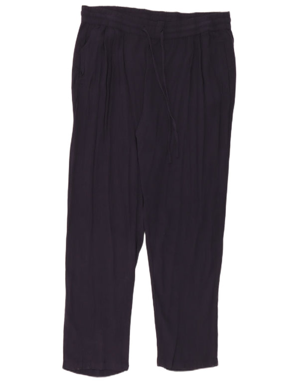 Pantaloni casual pentru femei Marks & Spencer UK 16 mare W36 L32 bleumarin