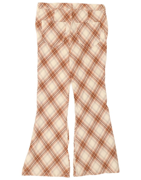 Pantaloni Hollister Flare Casual pentru femei L32 L32 Bej, viscoză