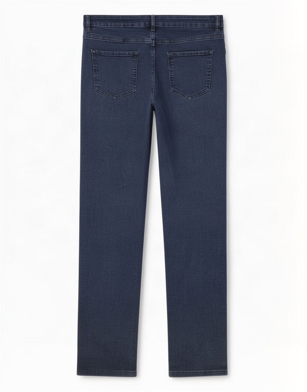 Blugi drepti pentru femei Marks & Spencer UK 14 Large W30 L29 Bleumarin