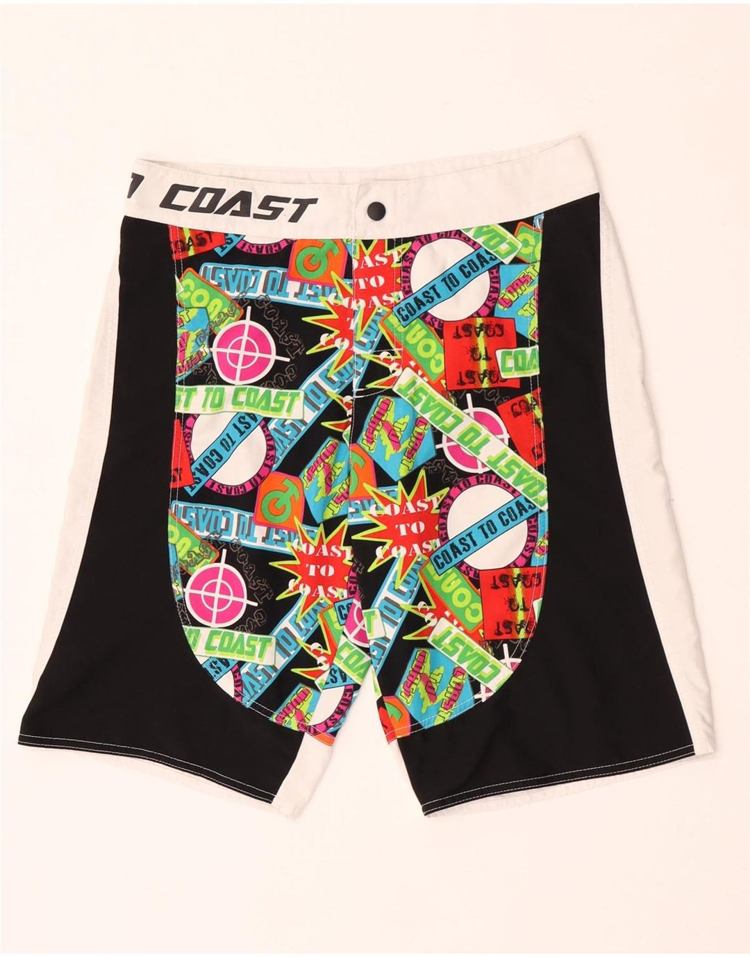 Pantaloni scurți de înot cu grafic pentru bărbați Coast, poliester multicolor medii