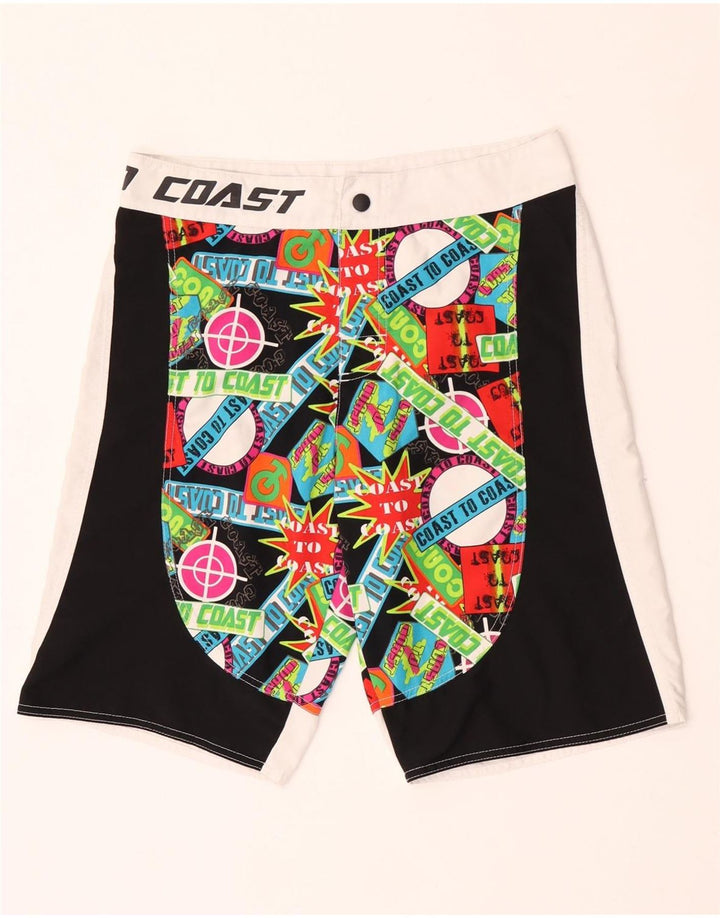 Pantaloni scurți de înot cu grafic pentru bărbați Coast, poliester multicolor medii
