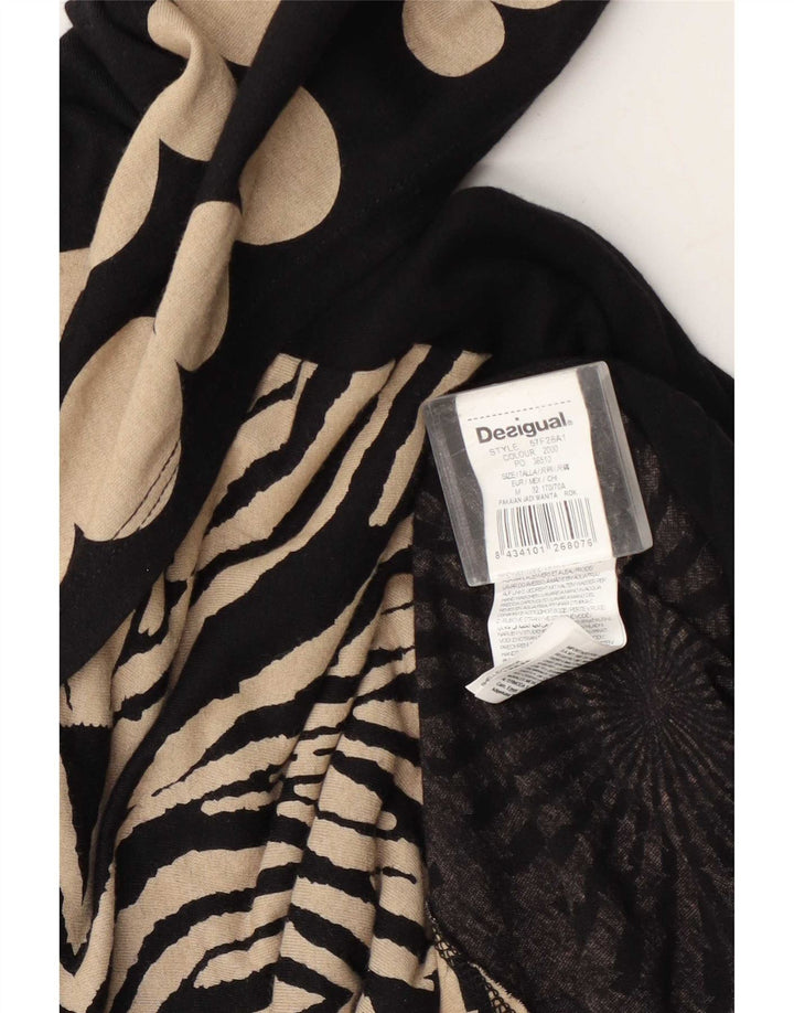 Fusta Desigual Graphic Asymetrical Womens Medium W28 Black Polka Dot