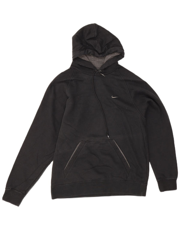 Pulover Nike pentru bărbați, bumbac mediu negru