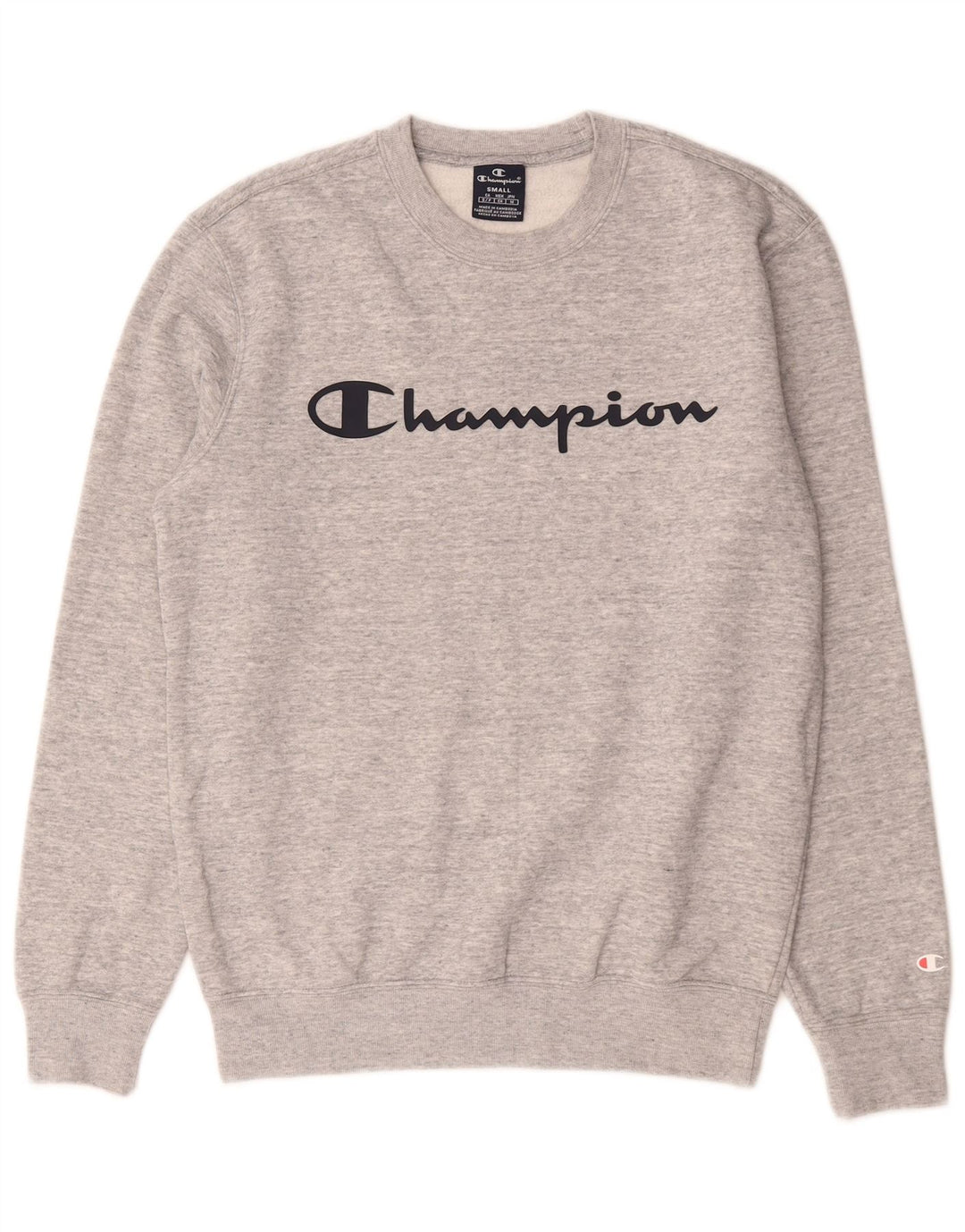 Pulover grafic pentru bărbați Champion Pulover mic, gri, bumbac