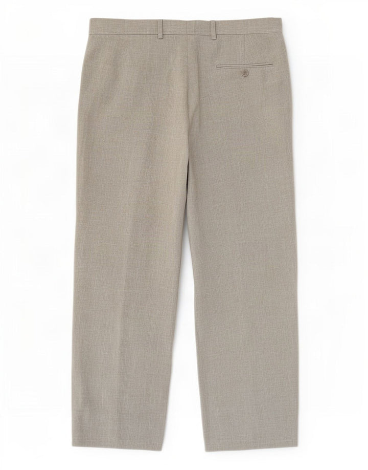 Pantaloni de costum pentru bărbați Marks & Spencer L32 L29 Gri poliester