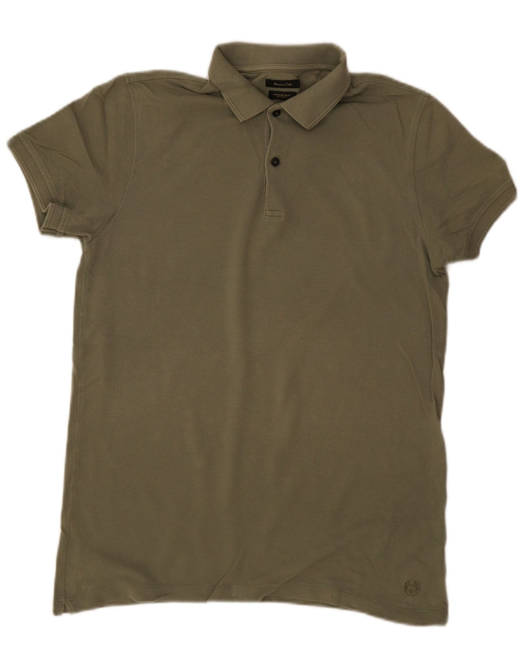 Tricou polo Massimo Dutti pentru bărbați Mic Kaki