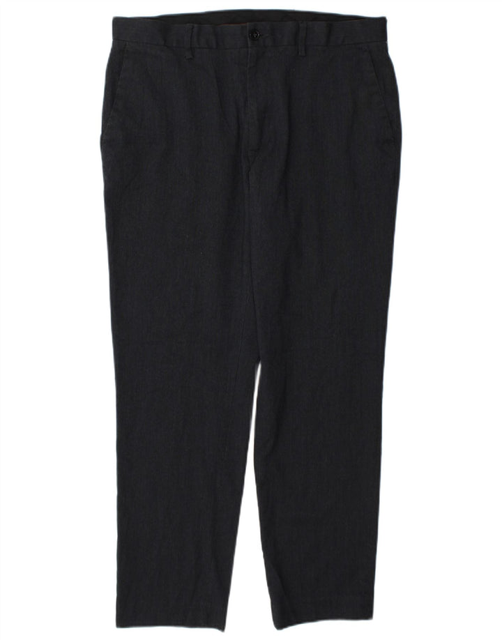 Pantaloni chino pentru bărbați Marks & Spencer Slim Fit L34 L29 Poliester bleumarin