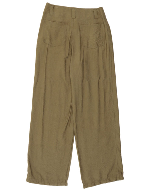 Dkny Pantaloni casual cu talie înaltă pentru femei, cu talie înaltă, US 4 Small W26 L31 Verde