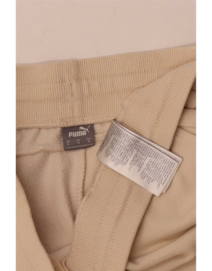 Pantaloni de trening Puma Bărbați Joggeri Bumbac Bej Mediu