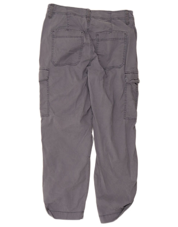 Marks & Spencer Pantaloni cargo cu talie înaltă pentru femei UK 12 Medium W32 L25 Gri